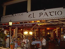 Restaurante El Patio, en Caleta de Fuste, Fuerteventura.