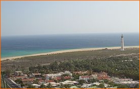 Playa de Jandía, en Morro Jable, Fuerteventura.